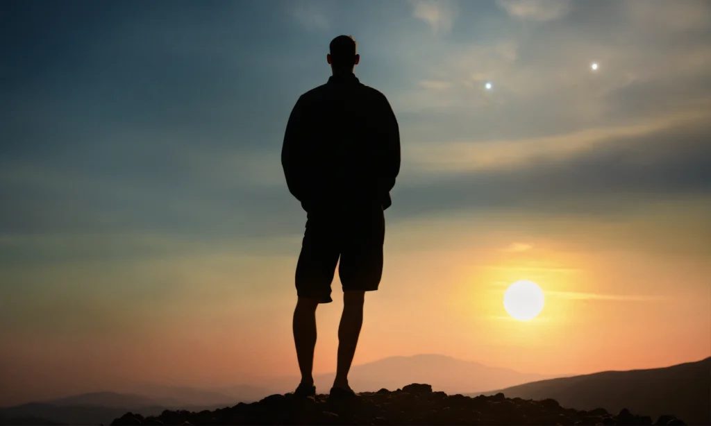 10 Actitudes Que Distinguen a las Personas Altamente Exitosas 2 hombre exitoso en la cima de la montaña