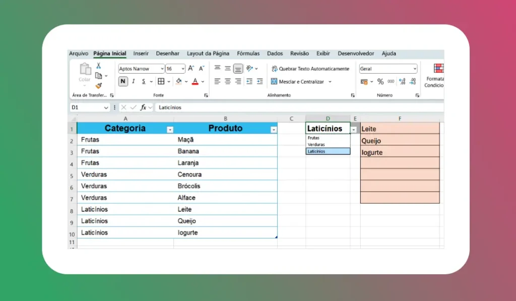 Domine o Excel: Do Básico ao Avançado - Download, Funções Essenciais (PROCV, SOMA) e Dicas Grátis! 4 Criar Lista Suspensa na Planilha