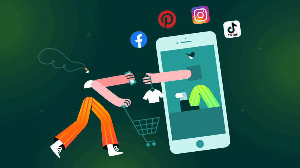 Social Commerce: Como Aumentar Suas Vendas no Instagram e TikTok em 2025 4 media for ecommerce 1024x576 1