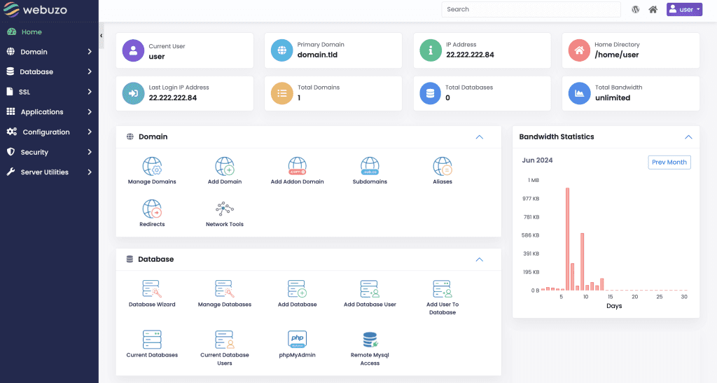 Hostinger VPS painel