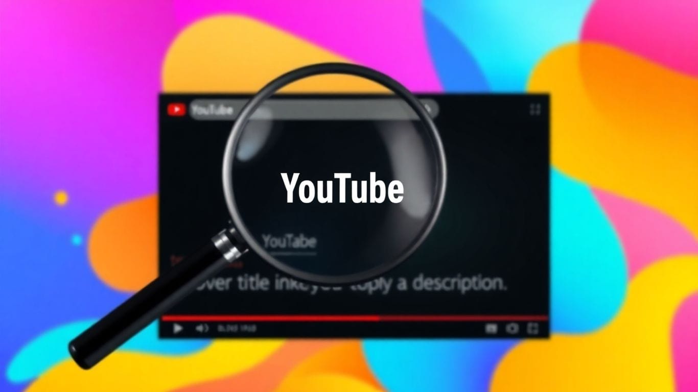 SEO para YouTube: Como Otimizar Títulos e Descrições em 2026 3 Otimização de títulos e descrições no YouTube.