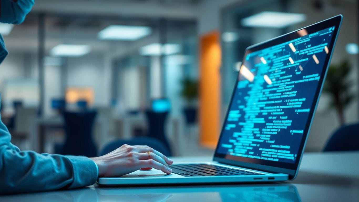 25 Ideias de Renda Extra com Inteligência Artificial em 2026 2 Freelancer usando IA para renda extra em 2026.